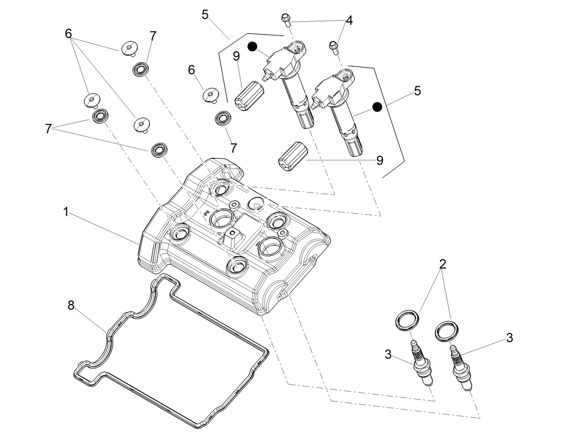 Head cover gasket