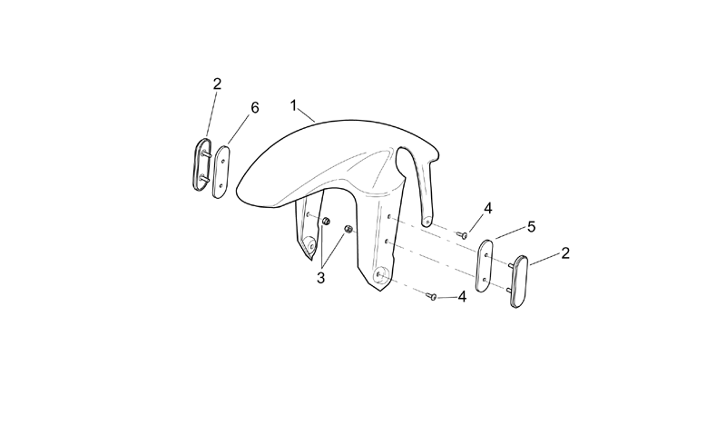 RH Front reflector support