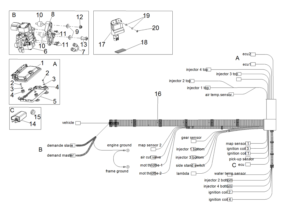 Injection control unit