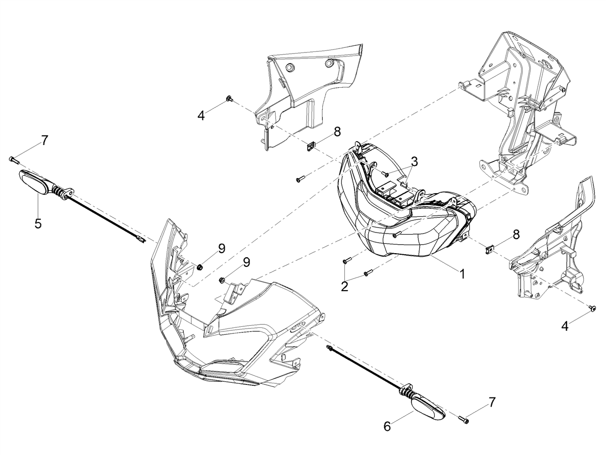 Front headlight