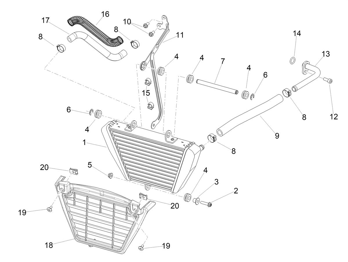 Radiator grille
