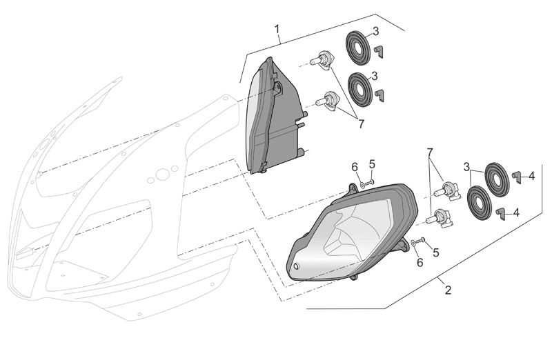 RH headlight