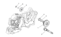Driven pulley shaft