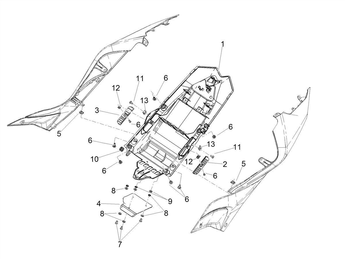 Saddle compartment