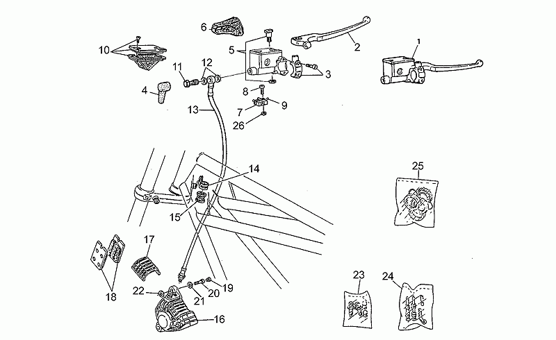 Brake caliper rev. kit