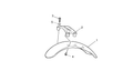Front mudguard, white