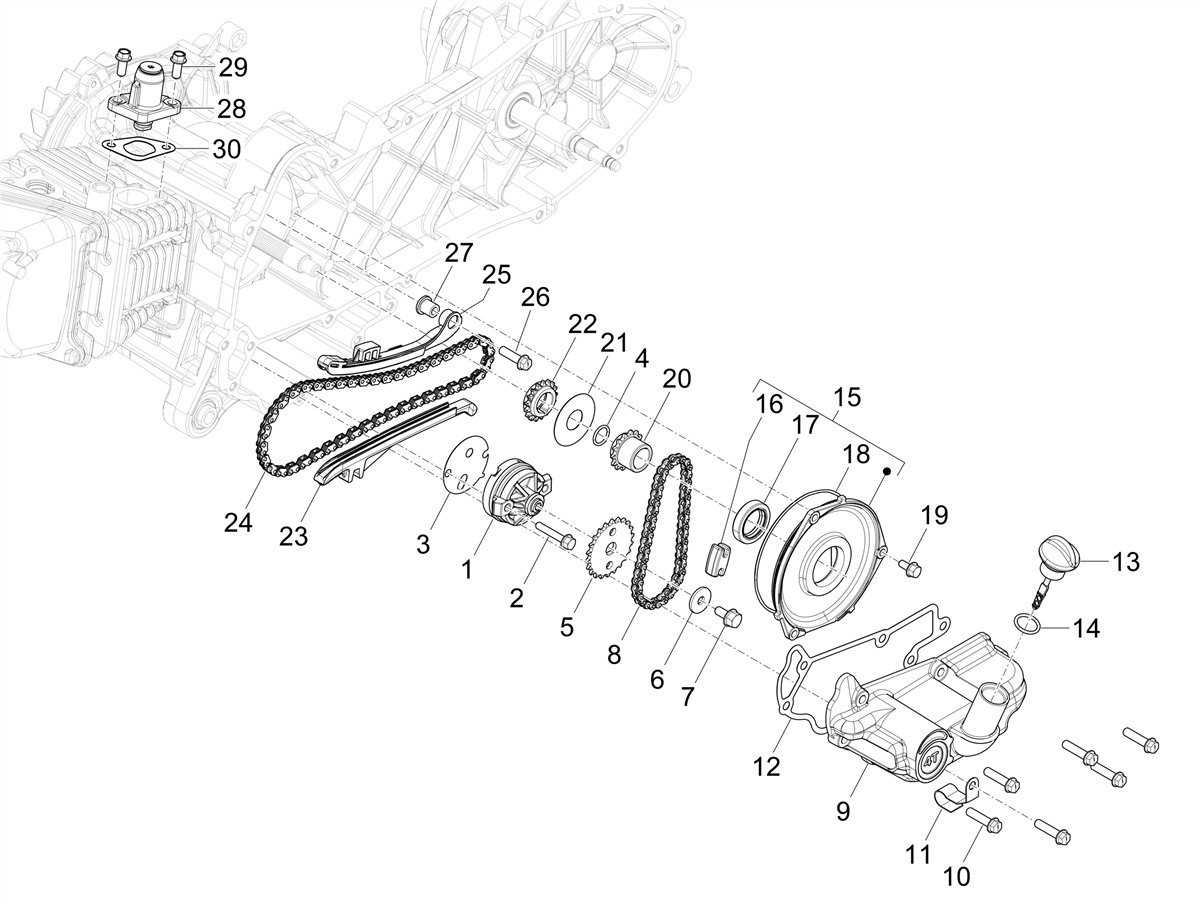 Timing system cover cpl.