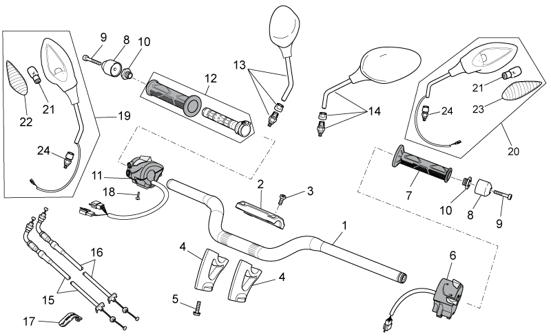 LH lights selector