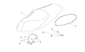 Front saddle support rubber