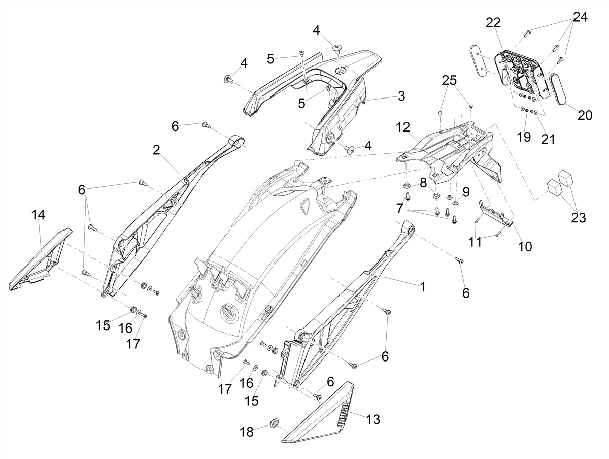 License plate fastener