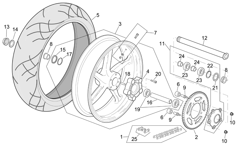 Internal spacer