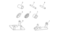 Bevel gears support