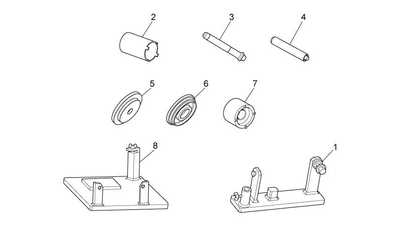 Bevel gears support