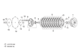 Lined clutch disc