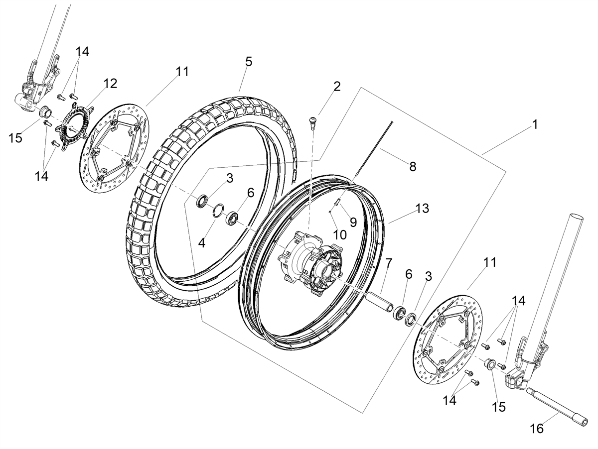 Front wheel