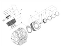 Complete piston, cat. G