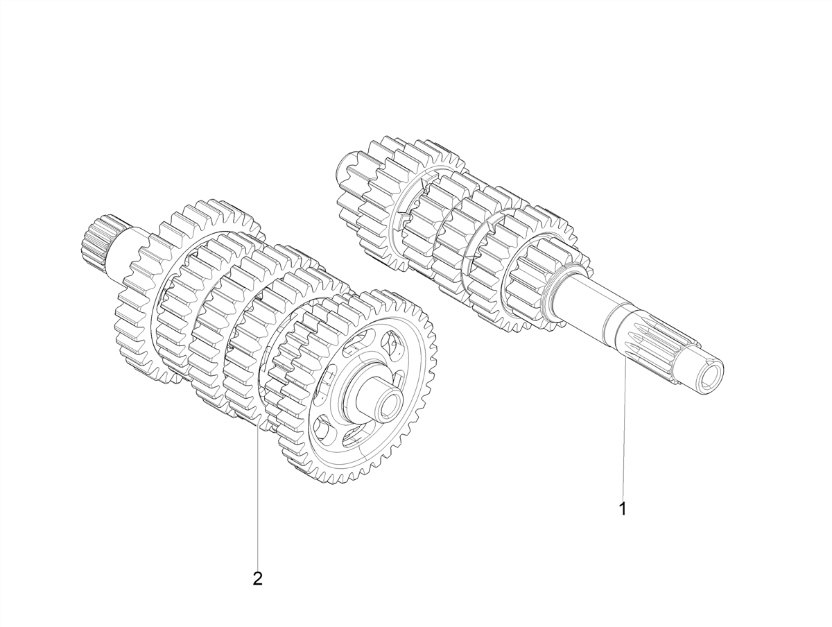 Primary shaft assy