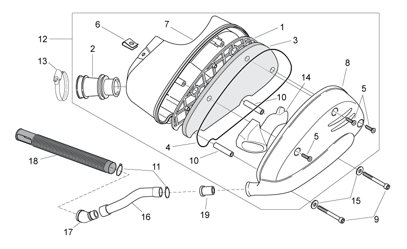 Intake hose