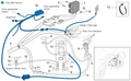 Relay-starter motor cable