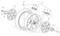 LH front brake disc Grimeca