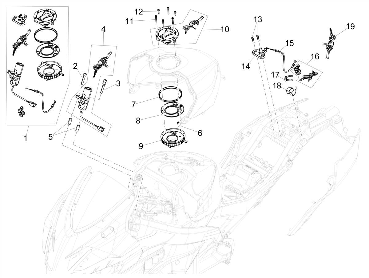 Fuel filler cap gasket