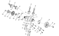 Half bearing of the connecting rod Green