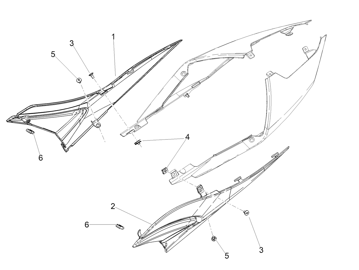 RH side panel