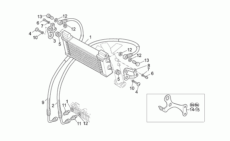 Scavenge oil pipe