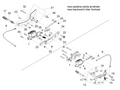 Rear brake master cylinder with reservoir