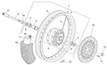 Front wheel spindle