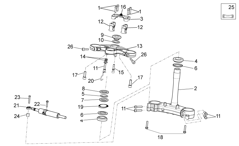 Shock abs. spacer