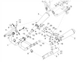 Left silencer support bracket