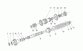 Primary gear shaft