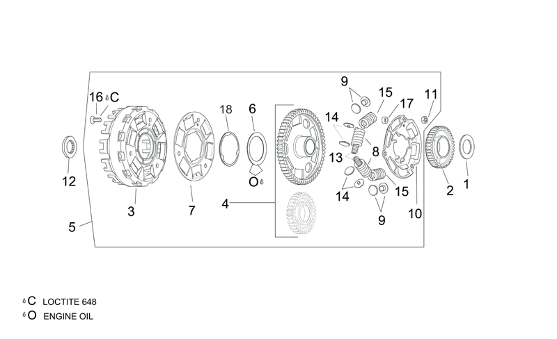Springholder plate