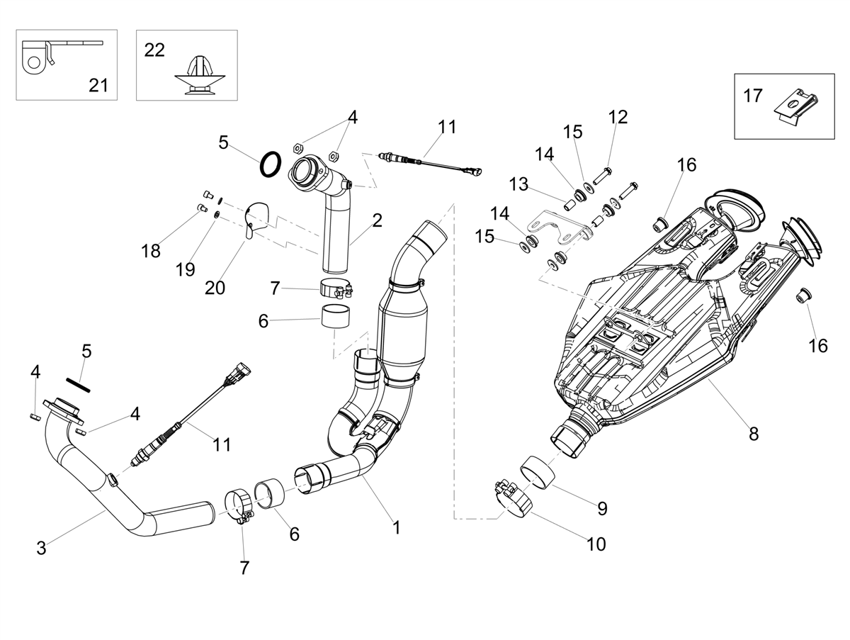 Exhaust silencer