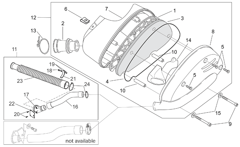 Air intake kit