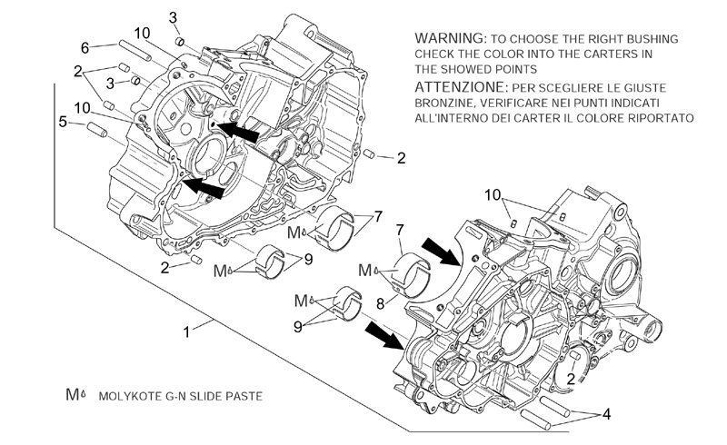 Crankcase assy