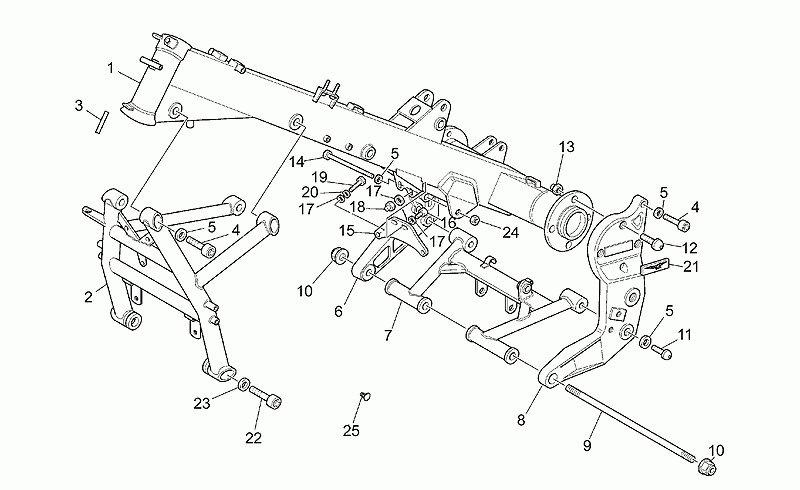Plate connection frame