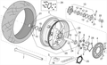 Kit flexible couplings+flange