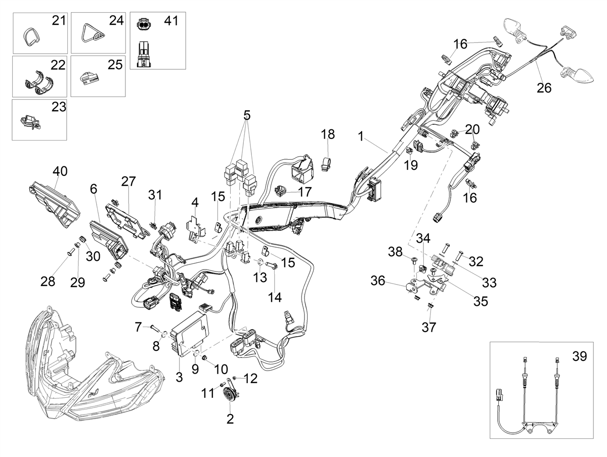 Main wiring harness