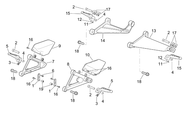 Fairing fixing plate
