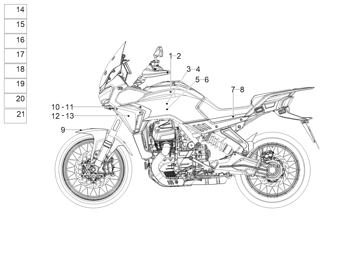 Front LH decal