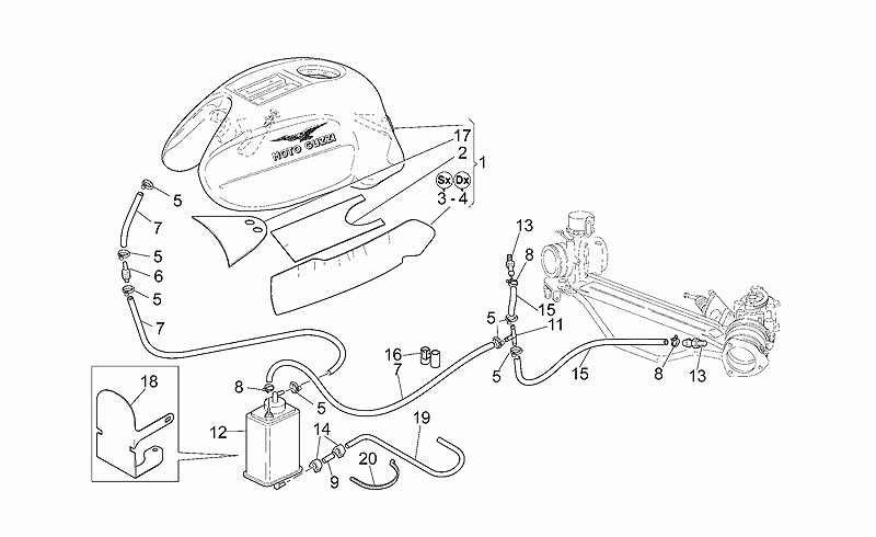 Fuel tank champagne