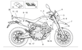 RH rear fairing decal Dorsoduro Italia