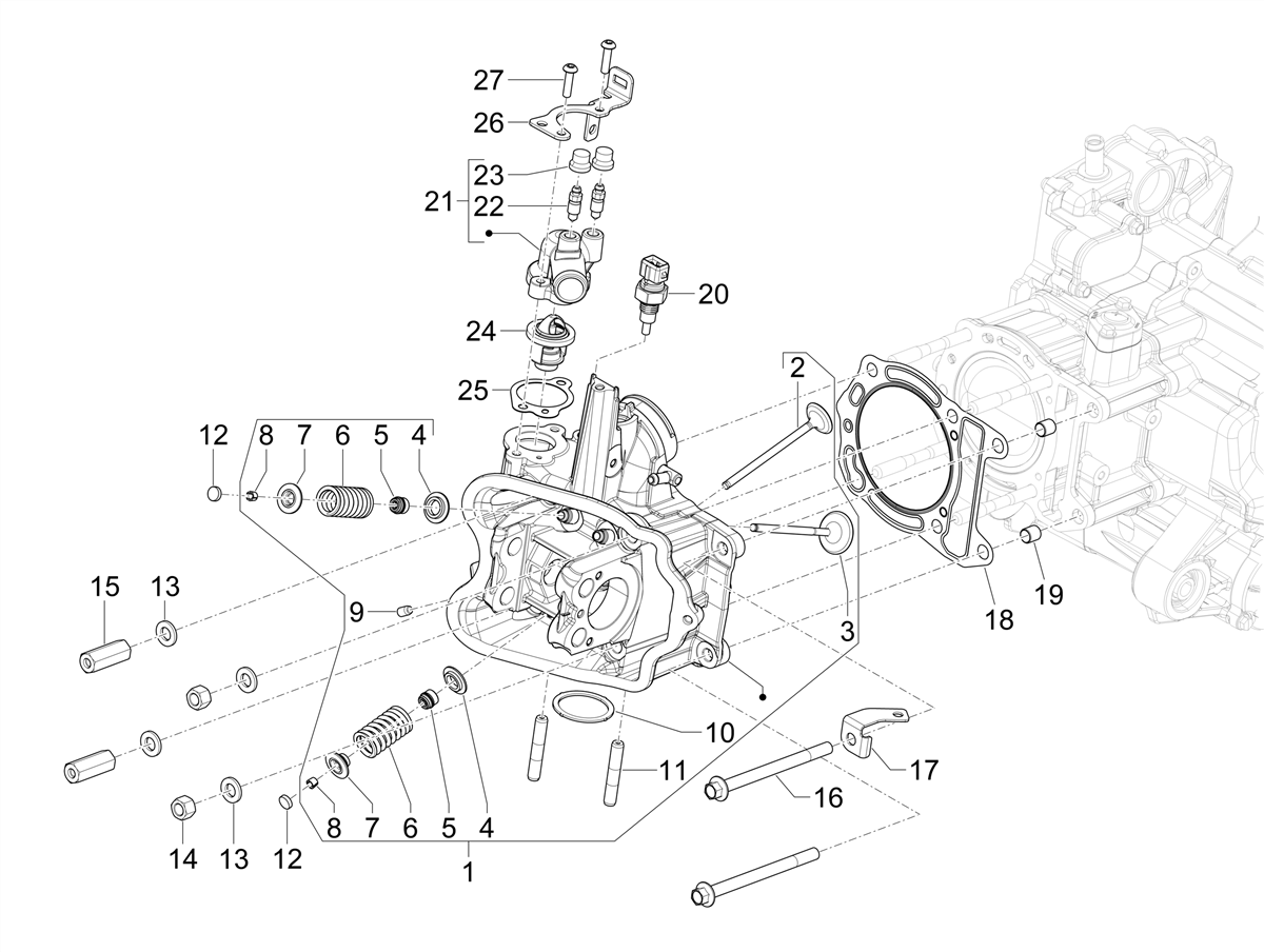 Thermostat cover gasket