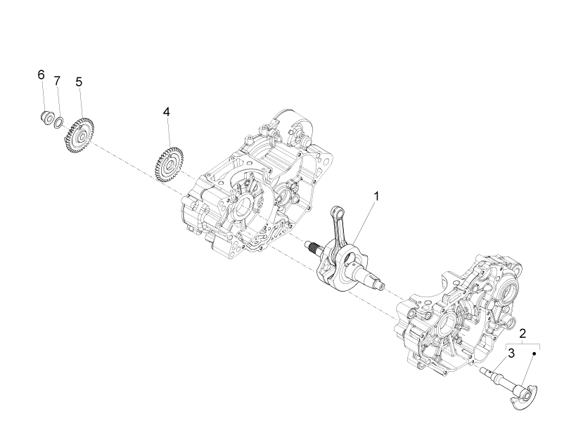 Crankshaft cpl.,cat.1