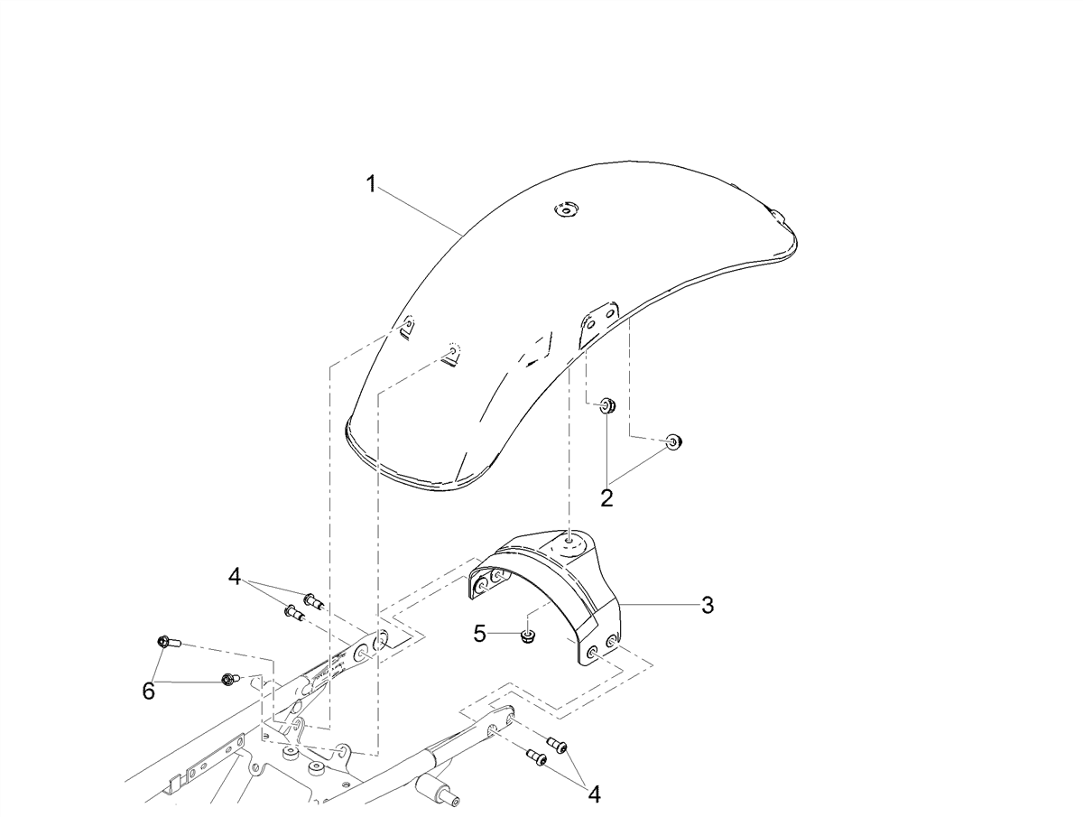 Rear mudguard