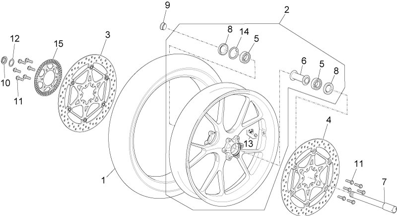 Front wheel 3.50X17
