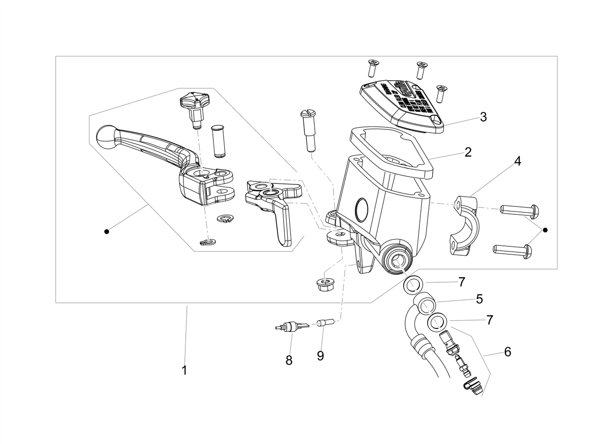 ABS front brake pump