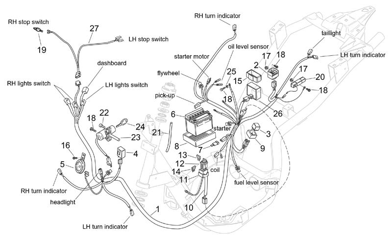 STOP SWITCH HARNESS
